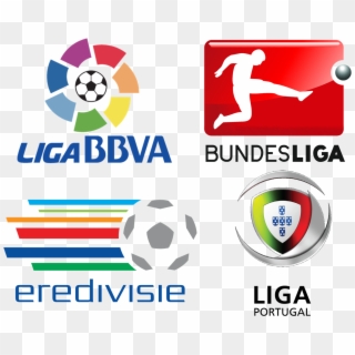 Euro League Lockup - Top 5 Leagues Soccer Clipart