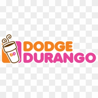 Dodge Durango Donuts Text Pink Font Logo - Dunkin Donuts Clipart