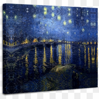 Van Gogh Starry Night Reproduction Painting - Starry Night Over The Rhone Clipart