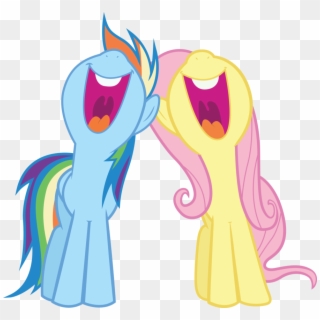 Plenty Of Wonderful Creatures That Soar In The Sky - Rainbow Dash And Fluttershy Singing Clipart