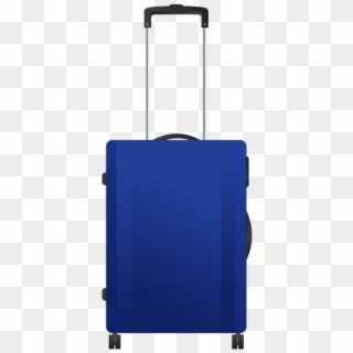 Download Blue Trolley Travel Bag Clipart Png Photo - Baggage Transparent Png