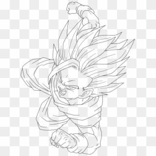 Bardock Coloring Pages Bell Rehwoldtcom Printable Color - Dbz Ssj2 Gohan Drawing Clipart