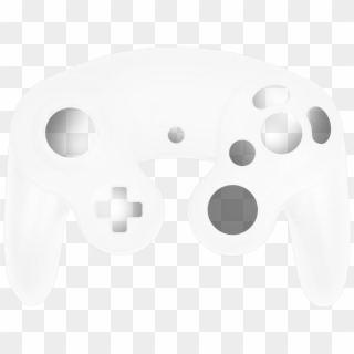 White Gamecube Shell - Game Controller Clipart