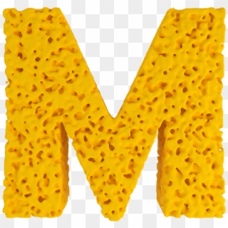 Yellow Sponge Font Clipart