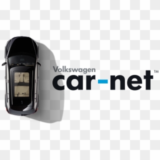 Car-net Logo And Top View Of Car - Volkswagen Top View Png Clipart