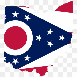 2000 X 2085 2 - Ohio Flag Map Clipart