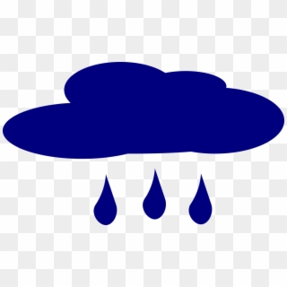 Forecast,rain,rain Drops,dark Clouds - Wolken Piktogramm Clipart