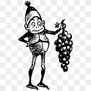 Common Grape Vine Wine Windows Metafile Drawing - Cartoon Clipart
