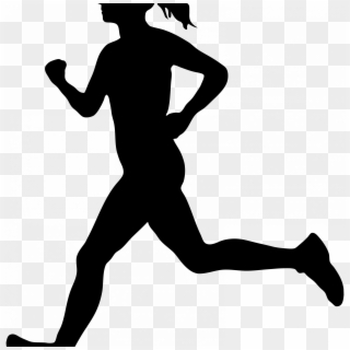People Running Silhouette Png Clipart
