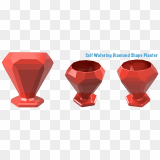 Expocnc Self Watering Diamond Shape Planter - Vase Clipart