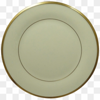 Lenox China Pattern Eternal Gold Trim Salad - Dinner Plate Transparent Background Clipart