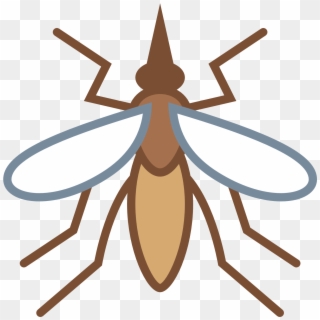 An Mosquito With Three Main Body Parts And Three Legs - Mosquito Icon Png Clipart