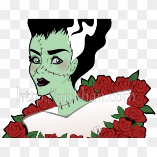 Bride Of Frankenstein Clipart Green Bride - Bride Of Frankenstein Clipart - Png Download