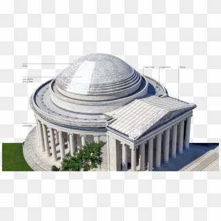 National Park Service Begins Roof Restoration, Laser - Thomas Jefferson Memorial Architect Clipart