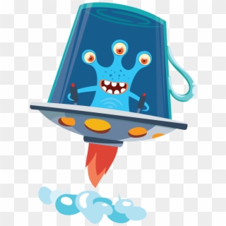 Aliens Exist - Cartoon Clipart