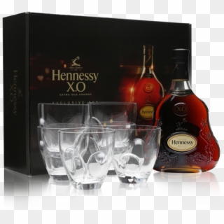 Awesome Hennessy Xo Cognac Thomas Bastide Glasses Set - Hennessy Xo Gift Set With Glasses Clipart