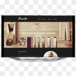 Pinocchio Template Desktop View - Lcd Tv Clipart