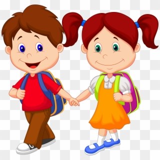 Walking To School Search Result Cliparts For Walking - School Kids Png Transparent Png