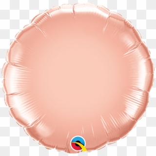 Rose Gold Round 18" Foil Balloon - Balao Rose Gold Clipart