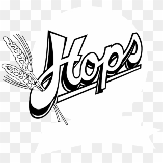 Hops Logo Black And White - Wisconsin Hops Clipart