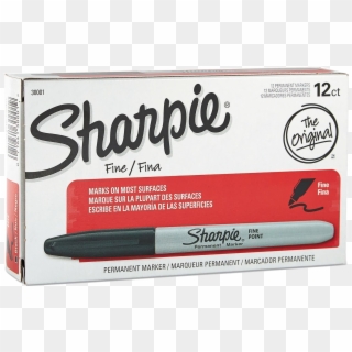 Sharpie Black Fine-point - Sharpie Clipart