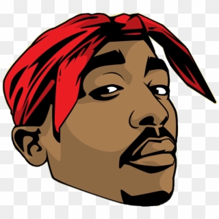 Tupac Sticker - Tupac Art Clipart