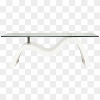 Wave Coffee Table - White Coffee Table Png Clipart