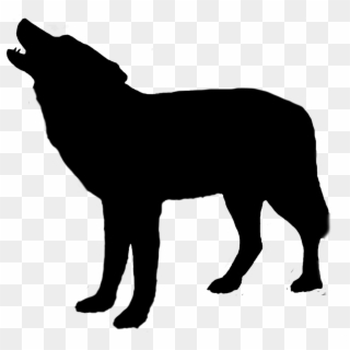 Wolf Silhouette - Pug Silhouette Clip Art - Png Download