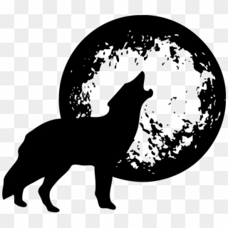 Howl O Ween Festival - Wolf Moon Clipart - Png Download