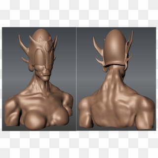 Alien Head Mud Box Modle, I Tryed To To To The Theme - 3d Modeling Clipart
