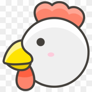 Chicken Emoji Icon - Emoji Pollo Png Clipart