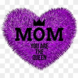 #mq #purple #heart #hearts #mom #queen - Heart Clipart