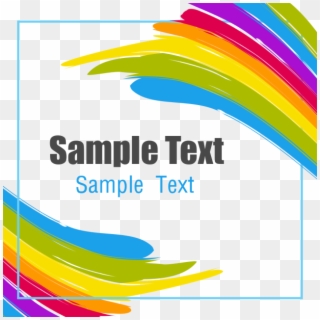 Colorful Brush Strips Psd File - Graphic Design Clipart