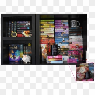 Top Left Bookshelf Clipart