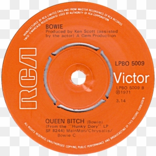 Queen Bitch By David Bowie Uk Vinyl Pressing - Rca Records Clipart