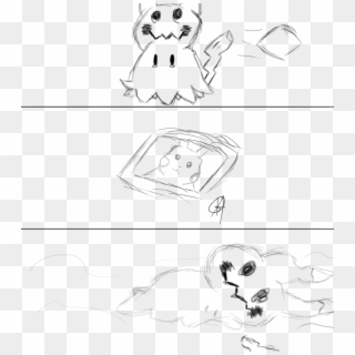 Mimikyu - Line Art Clipart