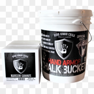 Hand Armor 5 Gal Chalk Bucket Ligh 50 Clarity 100 - Garage Gym Weightlifting Chalk Bucket Topper Clipart
