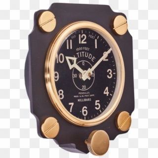 Altimeter Wall Clock Black - Am Pm Cafe Solo Clipart