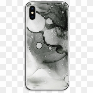 Gray Color Splash Skin Iphone X - Mobile Phone Case Clipart