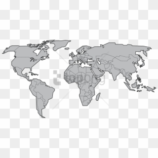 Free Png Blank Color World Map Png Png Image With Transparent - Far Is Finland From Australia Clipart