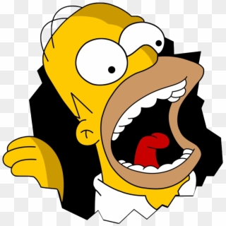 Homer Simpson Tearing Out Your Blog - Homer Simpson Clipart
