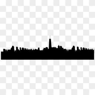 View Of New York From Nj City , Png Download - Silhouette Clipart