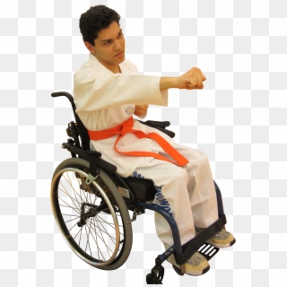 Male Wheelchair Punch - Wheelchair Clipart