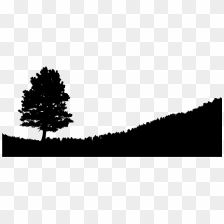 Hill Silhouette At Getdrawings - Hill And Tree Silhouette Clipart