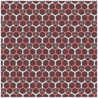 Hexagon Pattern - Hierarchically Porous Silica Clipart