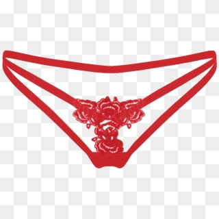 Panties Laura Red - Paseczki Do Bielizny Clipart