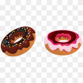 Banner Donnuts Icons Png Free And Downloads - Transparent Background Donut Clipart
