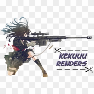 Anime Guns Png - Anime Girl Guns Render Clipart