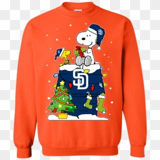 Get Now San Diego Padres Snoopy Ugly Christmas Sweaters - Sweatshirt Clipart
