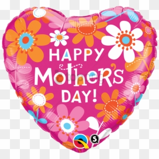 Free Png Download Happy Mothers Day Heart Shape Balloon - Decoration Of Mother's Day Balloon Clipart